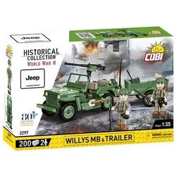 COBI 2297 1:35 Willys MB & Trailer