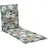 GO-DE Liegenauflage 190 x 60 x 5 cm grün weiß floral 1 St.