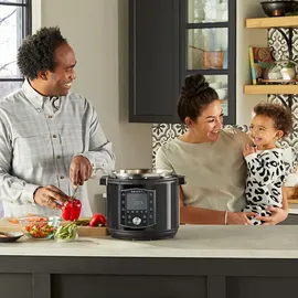 Instant POT Pro 10in1 Multikocher Slow Cooker Schongarer 7,6L 1400W Schwarz