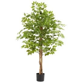 Tectake Künstlicher Ficusbaum Fida, realistische Textur Grün