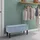 Homcom Truhenbank Samt Blau 38 x 45 x 95 cm