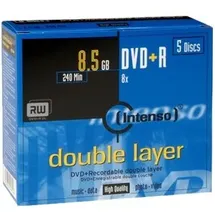 Intenso DVD+R 8,5 GB 8x 5 St.