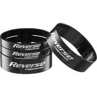 Reverse Components Spacer Set 1 1/8'' 2x 5mm 2x 10mm schwarz