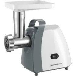 Fleischwolf mit Zubehör 250W, DC Motor, Adapter für Würstchen, Kubbe