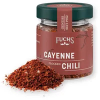 Fuchs Gewürze - Cayenne Chiliflocken | Zum frischen Verreiben | 35 g