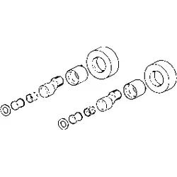 Hansa Rosetten und S-Anschluss-Set 59913824 mit Rosette, chrom