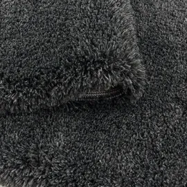 Ayyildiz Fluffy 3500 Hochflorteppich Ø 80 cm grau