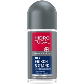 Hidrofugal Men Frisch & Stark Roll-on (50 ml), starker Antitranspirant Schutz mit erfrischendem Duft, langanhaltendes Deo für Männer ohne Ethylalkohol