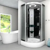 AcquaVapore Duschkabine Dusche D58-53M1-EC 90x90 cm Mit 2k Scheiben Versiegelung