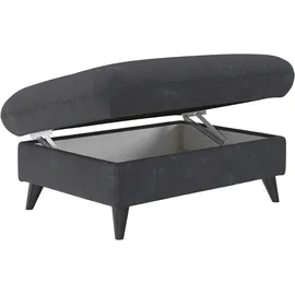 Cotta Stauraumhocker Pike Kunststoff 102 x 45 x 0 cm Schwarz
