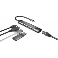 NATEC Fowler Go USB-C Ethernet 1000Mbps Power Delivery 100W