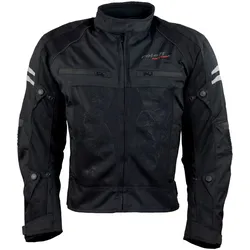 Motorradjacke ROLEFF "RO 613 Mesh-Blouson" Gr. XXXL, schwarz, Jacken, XXXL, Obermaterial: 100% Polyester. Innenfutter: 100% Polyester, 4 Taschen
