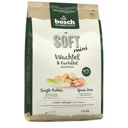 BOSCH SOFT Mini Wachtel & Kartoffel 2,5 kg