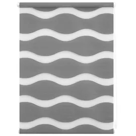 Lichtblick Doppelrollo Welle 70 x 150 cm grau