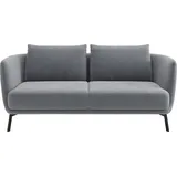Schöner Wohnen Couch Baumwolle 3-Sitzer Grau