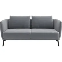 Schöner Wohnen Couch Baumwolle 3-Sitzer Grau