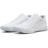 Puma Accelerate Turbo 4 Hallenturnschuh, Weiß, Silber, Aschgrau, 37
