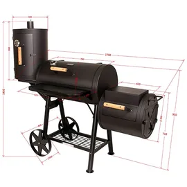 TAINO Yuma Smoker mit Vertikal-Box
