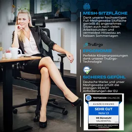 valkenstol M5 Mesh Schwarz