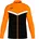 Polyesterjacke 807 schwarz/neonorange S