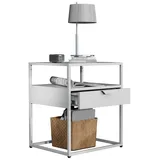 VCM Nachtschrank Flokas M 45 x 40 x 55 cm Weiß