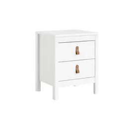 Home Affaire Nachtschrank  mit 2 Schubladen 43,6 x 38 x 54,1 cm Weiß