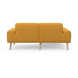 Home Affaire Ecksofa HOME AFFAIRE "Swift Scandic Design, komfortabler Federkern, Breite 192cm, L-Form", gelb (curcuma), B:192cm H:83cm T:176cm, 100% Polyester, Sofas, Ecksofa, Federkern-Polsterung, B/T/H: 192/83/176 cm