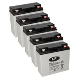 Landport Akkusatz 12V 22000 mAh 5 St.