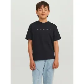 JACK & JONES T-Shirt 'STAR' & Schwarz,Weiß - 140