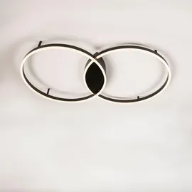s.luce Ring 2-flammig Alu-Gebürstet Ø 40 cm