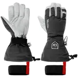 Hestra Army Leather Heli Ski Handschuhe Herren Skihandschuhe (Grau 10