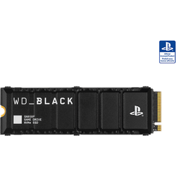 WD_BLACK SN850P NVMeTM mit Heatsink für PS5 KonsolenTM, 4 TB, Gaming SSD, Schwarz