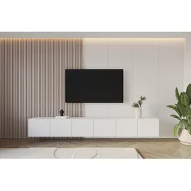altdecor NOA-2 Lowboard 300 cm Weiß Holz