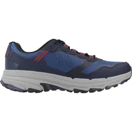 SKECHERS Go Run Trail Altitude 2.0-marmor Rock 3.0 Herren Sneaker, Navy and Red Leather/Textile, 43 EU