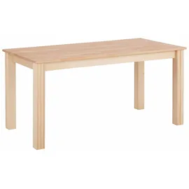 Home Affaire Esstisch HOME AFFAIRE "Luisa", braun (buche), B:160cm H:76cm T:80cm, Tische, Esstisch, aus massivem Buchenholz, in 4 Tischbreiten erhältlich