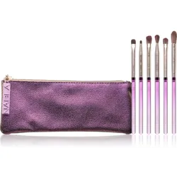 NABLA Cosmetics Amethyst Augen-Make-up-Pinselset + Etui