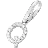 GIORGIO MARTELLO MILANO Buchstabe Q Weiß Silber 925
