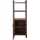 Mendler Bücherregal HWC-A27, Regal Standregal Wohnregal, Staufach mit Tür 165x55cm 3D-Struktur Wildeiche-Optik