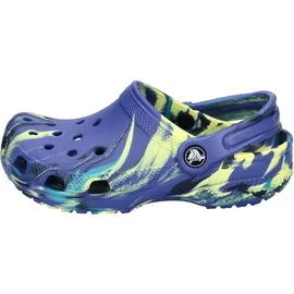 Crocs Classic Marbled Clog K Navy/Turbo Teal 34
