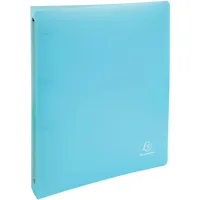 Exacompta 15x Ringbuch A4+ PP, 4 Ringe 30mm, Pastellblau