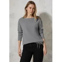 Cecil Langarmshirt, mit Glitzer Cecil platinum grey mel. |