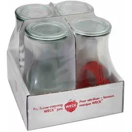 Weck Saftflasche 4T7-63 klar/rot/silber