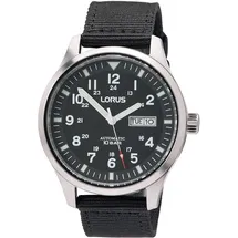 Lorus Herren-Uhr Automatik Edelstahl mit Textilband RL411BX9