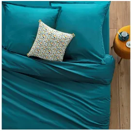 Atmosphera Créateur d'intérieur Atmosphera Baumwolle Blau 140 x 200 cm + onesize
