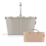 reisenthel Einkaufskorb Tasche Korb carrybag herringbone sand BK6049 + Organizer twist coffee