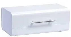Zeller Metall Brotkasten 27345 , Maße: 36 x 23 x 14 cm, weiß