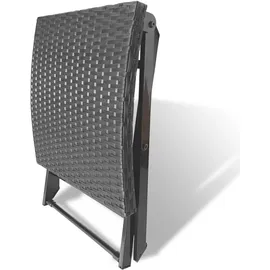 vidaXL Klapphocker 43 x 43 x 43 cm schwarz