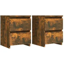 vidaXL Nachtschrank 2 Stk. 30 x 30 x 40 cm Braun