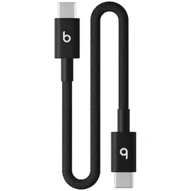 Beats USB-C zu USB-C gewebtes Kabel 0.2 m Bolt Black