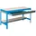 Simon Rack Arbeitstisch Holz/Metall 84,2x91x61 cm blau 1 Schublade